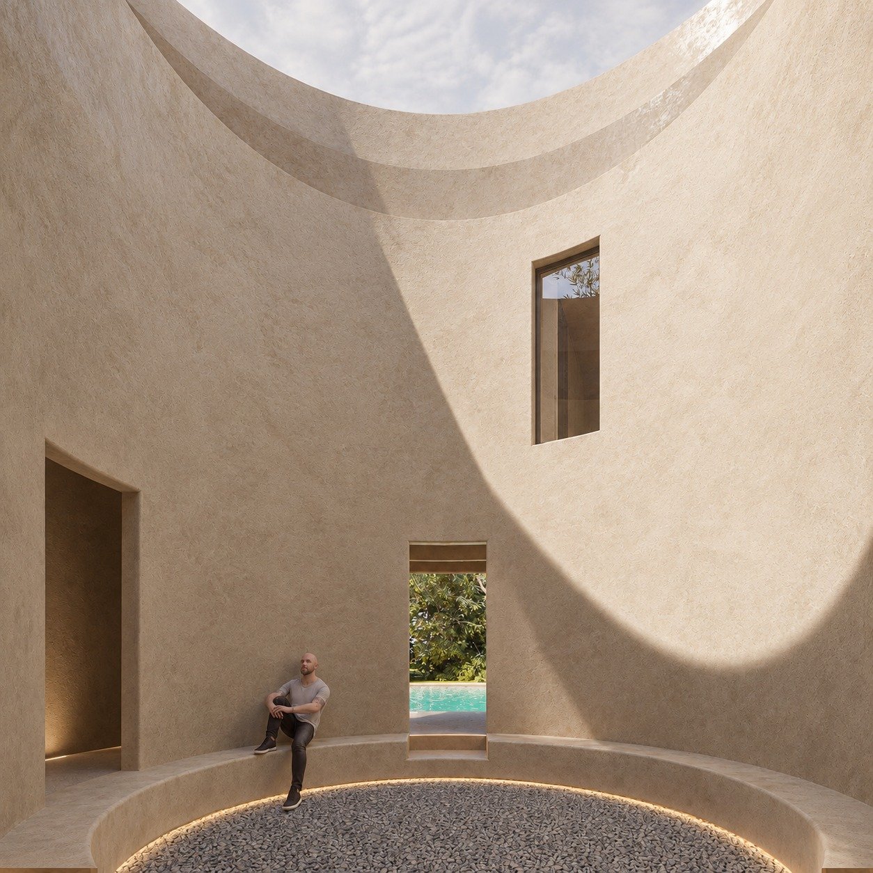 Casa Oculus · MKD Studio, Marco Kancab Díaz · render 2